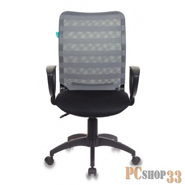 Кресло Бюрократ CH-599AXSN/32G/TW-11 спинка сетка серый TW-32K03 сиденье черный TW-11