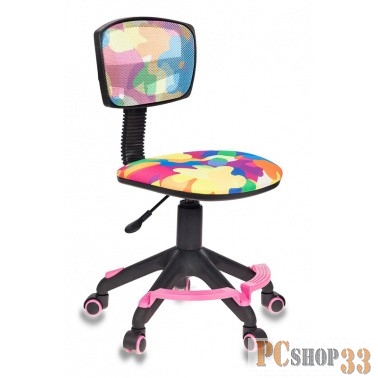 Кресло детское Бюрократ CH-299-F/ABSTRACT спинка сетка абстракция