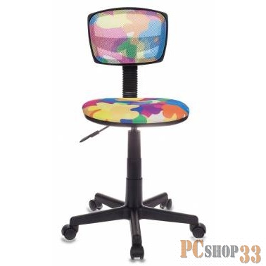 Кресло детское Бюрократ CH-299/ABSTRACT спинка сетка мультиколор сиденье мультиколор абстракция