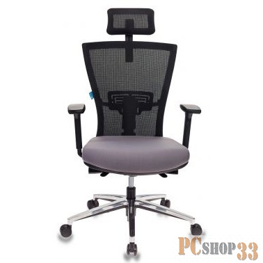 Кресло руководителя Бюрократ MC-815-H/B/FB02 спинка сетка черный сиденье темно-серый сетка/ткань кре