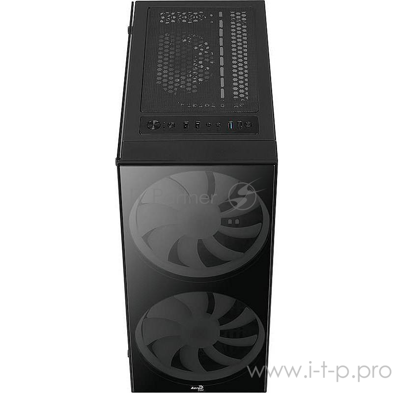Корпус Aerocool Python-G-BK-v1 черный без БП ATX 1x120mm 2x200mm 2xUSB2.0 1xUSB3.0 audio CardReader bott PSU
