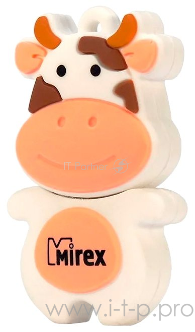 Флеш накопитель 8GB Mirex Cow, USB 2.0, Персиковый