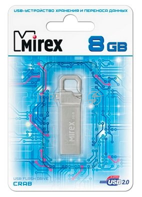 Флеш накопитель 8GB Mirex Crab, USB 2.0