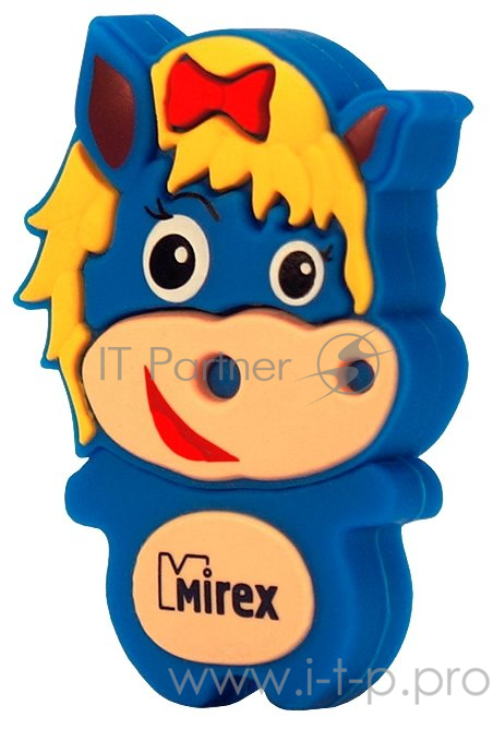 Флеш накопитель 8GB Mirex Horse, USB 2.0, Синий