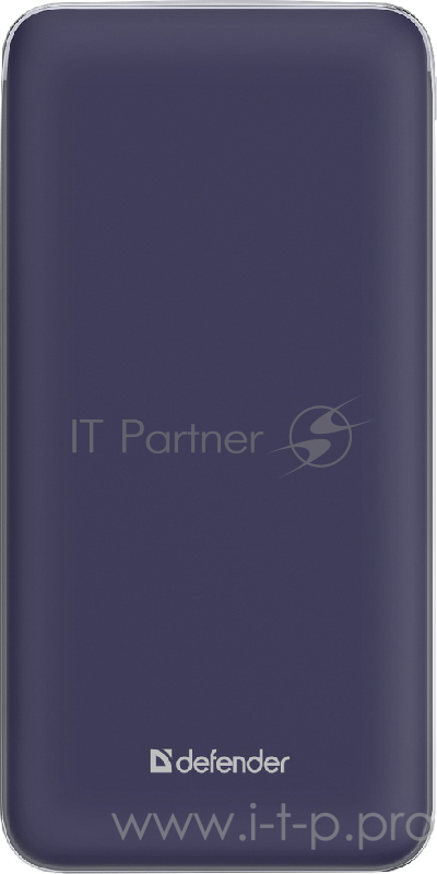 Внешний аккумулятор ExtraLife 8000S 1USB, 8000mAh, 2.1A,2 входа DEFENDER