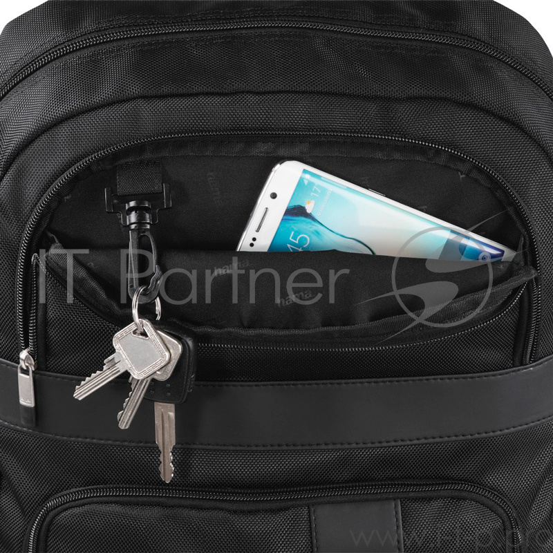 Рюкзак для ноутбука 17.3 Hama Dublin черный полиэстер (00101780)