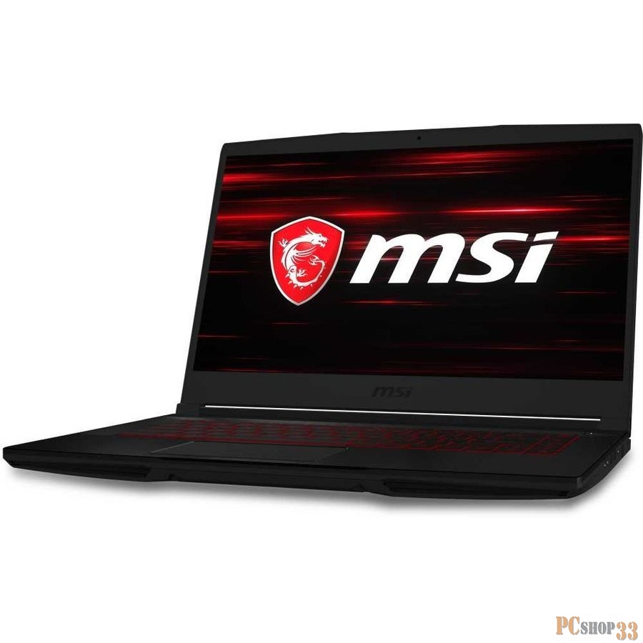 Ноутбук MSI GF63 Thin 9RCX-869RU Core i5 9300H/8Gb/1Tb/SSD128Gb/nVidia GeForce GTX 1050 Ti 4Gb/15.6/IPS/FHD (1920x1080)/Windows 10/black/WiFi/BT/Cam