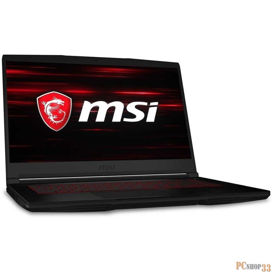 Ноутбук MSI GF63 Thin 9RCX-869RU Core i5 9300H/8Gb/1Tb/SSD128Gb/nVidia GeForce GTX 1050 Ti 4Gb/15.6/IPS/FHD (1920x1080)/Windows 10/black/WiFi/BT/Cam