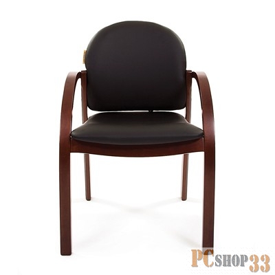 Офисное кресло Chairman 659 бежевое (экокожа, натуральное дерево)