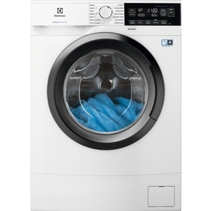 Стиральная машина Electrolux EW6S3R26S Фронтальная загрузка, 6 кг, отжим 1200 об/мин, классы A-30%/A/B, глубина 38 см, средний ЖК дисплей, программа с обработкой паром
