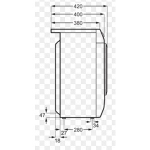 Стиральная машина Electrolux EW6S3R26S Фронтальная загрузка, 6 кг, отжим 1200 об/мин, классы A-30%/A/B, глубина 38 см, средний ЖК дисплей, программа с обработкой паром