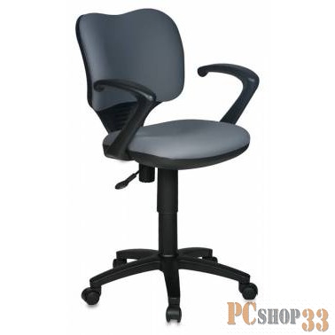 Кресло Бюрократ CH-540AXSN-LOW/26-25 низкая спинка серый 26-25