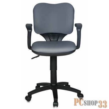 Кресло Бюрократ CH-540AXSN-LOW/26-25 низкая спинка серый 26-25