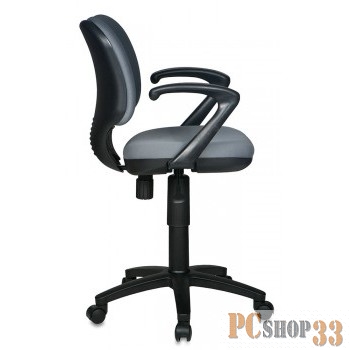 Кресло Бюрократ CH-540AXSN-LOW/26-25 низкая спинка серый 26-25