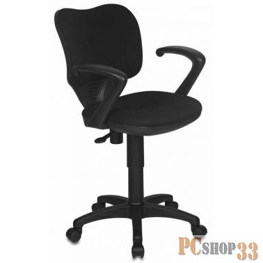 Кресло Бюрократ CH-540AXSN-LOW/26-28 низкая спинка черный 26-28