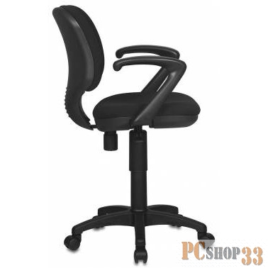 Кресло Бюрократ CH-540AXSN-LOW/26-28 низкая спинка черный 26-28