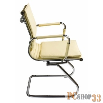 Кресло Бюрократ CH-993-Low-V/Ivory низкая спинка слоновая кость искусственная кожа