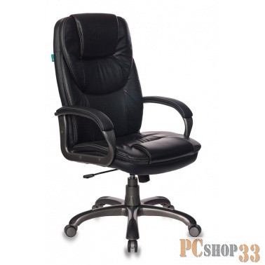 Кресло руководителя Бюрократ T-9905DG/BLACK черный искусственная кожа (пластик темно-серый)