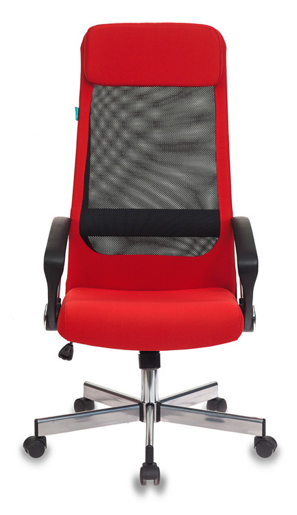 Кресло руководителя Бюрократ T-995HOME/RED черный/красный TW-01 сетка/ткань крестовина металл