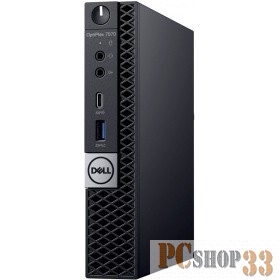 Dell Optiplex 7070 Micro Core i7-9700 (3,0GHz) 8GB (1x8GB) DDR4 256GB SSD Intel UHD 630 TPM, HDMI 2.0 Linux 3 years NBD