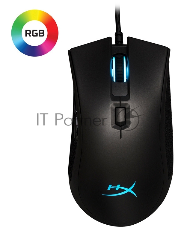 HyperX Pulsefire FPS Pro Игровая мышь (6 кнопок, 16000 dpi, USB, RGB подсветка, HX-MC003B)