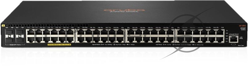 Коммутатор HPE Aruba 2930F JL558A 48G 4SFP+ 48PoE+ 740W управляемый