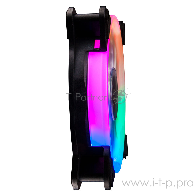 Вентилятор 1STPLAYER R1 / 120mm, 5 color LED, 3-pin, 1000 rpm / R1 bulk
