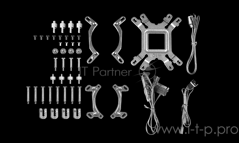 Комплект водяного охлаждения DEEPCOOL CASTLE 240EX WHITE LGA20XX/LGA1366/LGA115X/TR4/AM (6шт/кор,TDP 280W, ARGB Lighting pump, Anti-Leak edition, PWM, DUAL FAN) RET