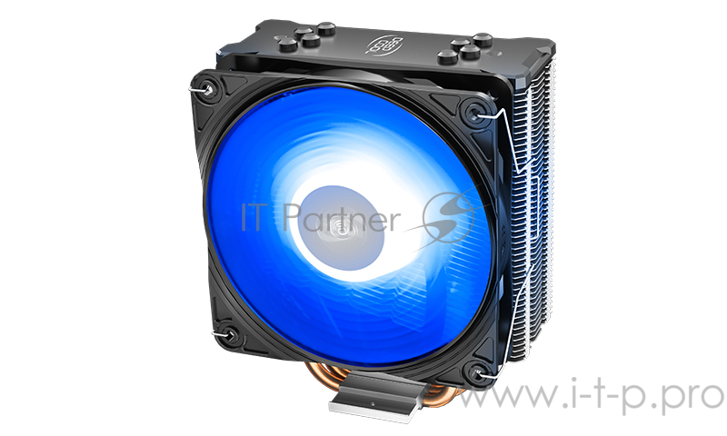 Кулер DEEPCOOL GAMMAXX GTE V2 LGA2066/2011/V3/1366/1155/51/5 (12шт/кор, TDP 150Вт, PWM, RGB Lighting, 4 тепл. трубки прямого контакта ) RET