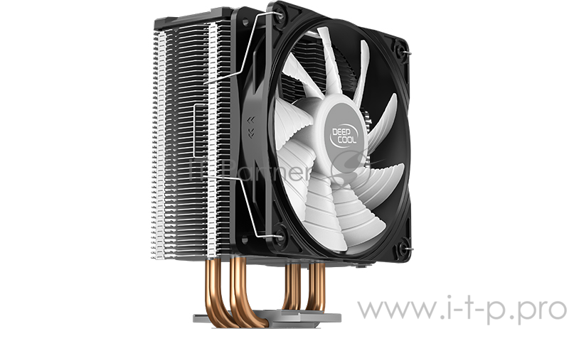 Кулер DEEPCOOL GAMMAXX GTE V2 LGA2066/2011/V3/1366/1155/51/5 (12шт/кор, TDP 150Вт, PWM, RGB Lighting, 4 тепл. трубки прямого контакта ) RET