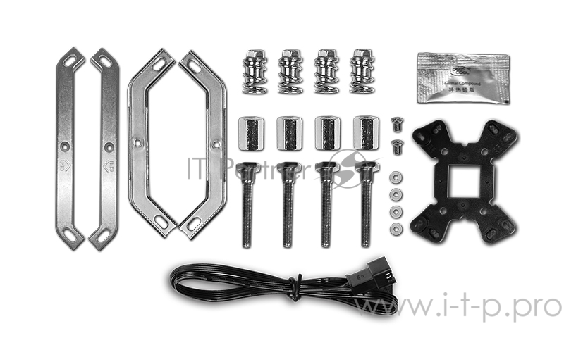 Кулер DEEPCOOL GAMMAXX GTE V2 LGA2066/2011/V3/1366/1155/51/5 (12шт/кор, TDP 150Вт, PWM, RGB Lighting, 4 тепл. трубки прямого контакта ) RET