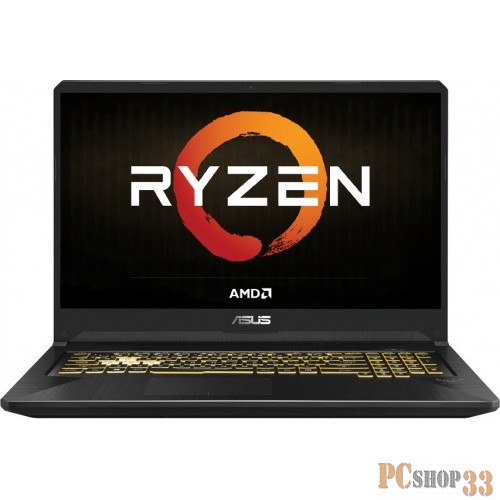 Ноутбук ASUS TUF FX705DD AMD Ryzen 7 3750H/16Gb/1Tb + PCIE NVME 256G M.2 SSD/No ODD/17.3 FHD Anti-Glare 60Hz/NVIDIA GeForce GTX 1050 3Gb GDDR5/Camera/Wi-Fi/No OS Gold Steel