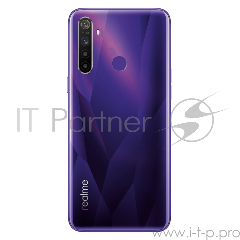 Смартфон REALME RMX1927 (realme 5) 3 + 64 ГБ Цвет: Фиолетовый кристалл