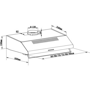 ВЫТЯЖКА MAUNFELD MP-1 60 White