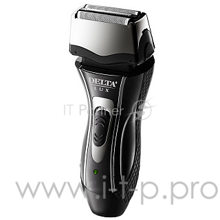 Бритва электрическая DELTA LUX DL-0727 черный: 3 Вт, аккум. 2,4 В (24)