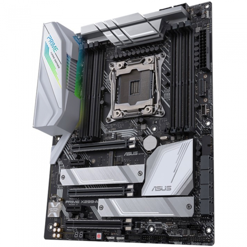 Материнская плата ASUS PRIME X299-A II, LGA2066, X299, 8*DDR4 , SLI+CrossFireX, SATA3 + SATA Express + RAID, Audio, Gb LAN, USB 3.2*11, USB 2.0*6, ATX 90MB11F0-M0EAY0