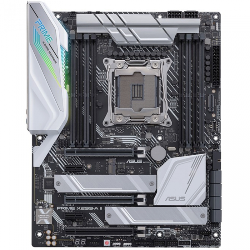 Материнская плата ASUS PRIME X299-A II, LGA2066, X299, 8*DDR4 , SLI+CrossFireX, SATA3 + SATA Express + RAID, Audio, Gb LAN, USB 3.2*11, USB 2.0*6, ATX 90MB11F0-M0EAY0