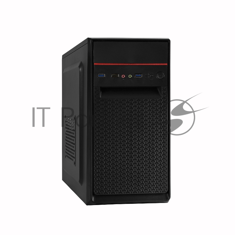 Корпус Exegate EX283063RUS Minitower ExeGate BAA-107U Black, mATX, <AAA450, 80mm>, 1*USB+2*USB3.0, Audio