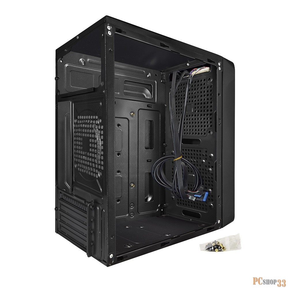 Корпус Exegate EX283126RUS Minitower ExeGate BAA-108U Black, mATX, <без БП>, 1*USB+1*USB3.0, Audio