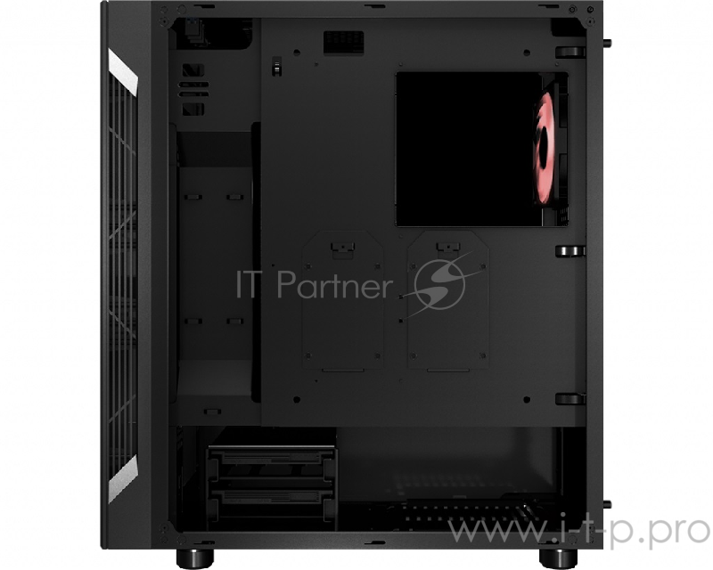 Корпус MSI MAG VAMPIRIC 010M / mid-tower, ATX, tempered glass side panel / 1x 120mm RGB fan inc. / MAG VAMPIRIC 010M
