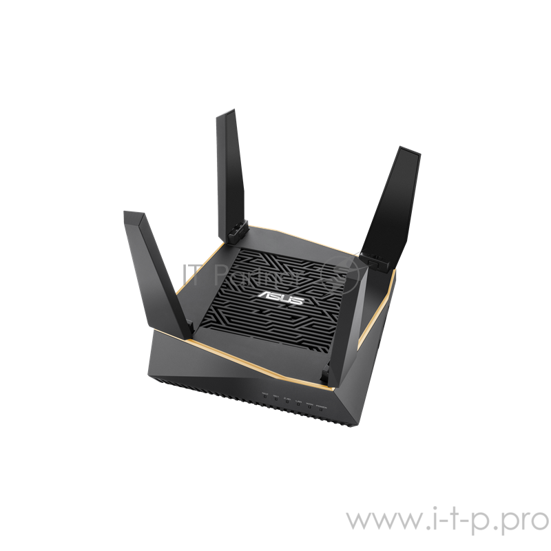 Роутер ASUS RT-AX92U // роутер, из 1 точки доступа, 802.11ax, 400 + 867+ 4804 Mbps, 2,4 + 5 гГц, 90IG04P0-MO3010
