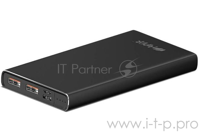 Внешний аккумулятор HIPER MPX10000 Li-Pol 10000mAh 3A+3A+2.4A 2xUSB 1xType-C черный