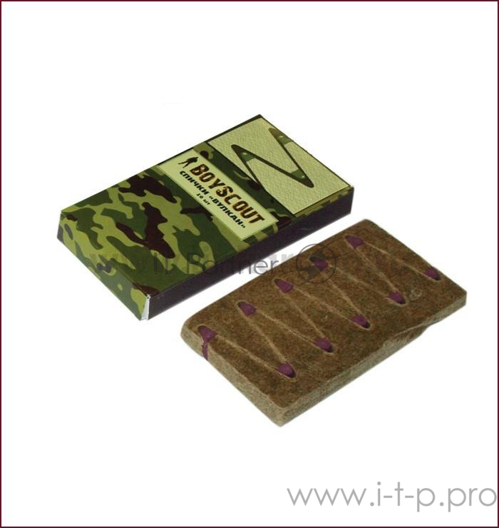 Спички Вулкан BOYSCOUT 61034 60мм,10шт.