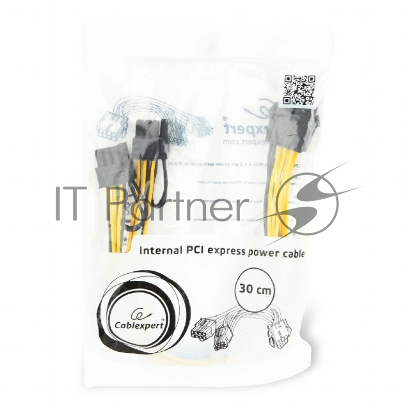 Кабель питания Cablexpert CC-PSU-85 PCI-Express 8-пин на 6+2 пин x 2 шт., 0.3 м