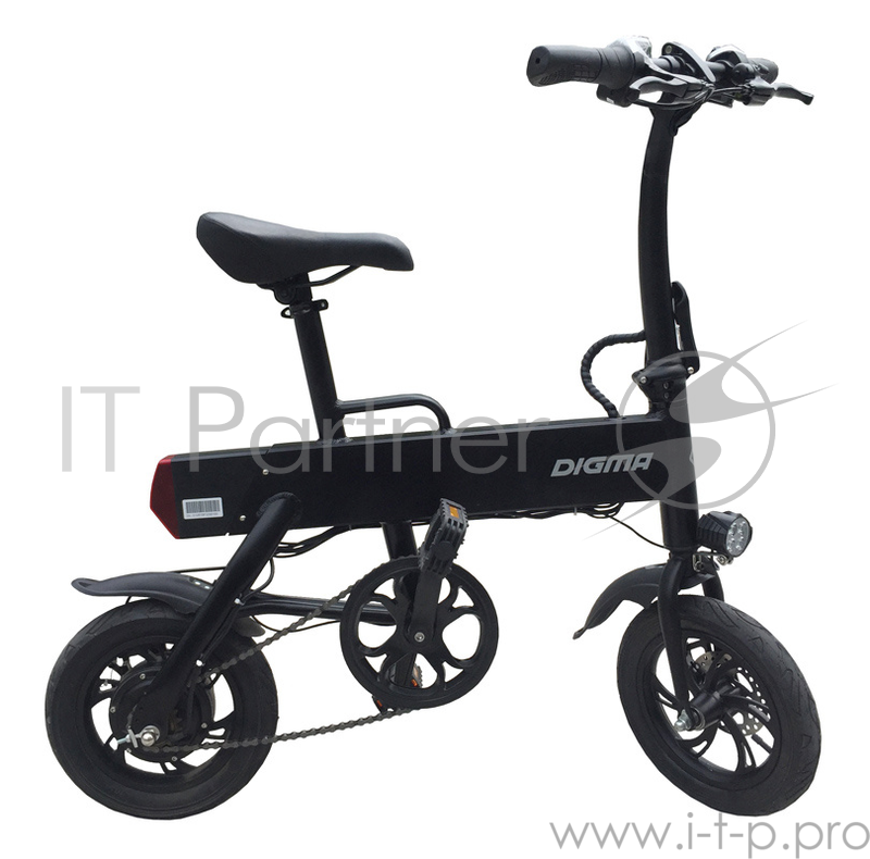 Электробайк Digma P12-4 4000mAh черный
