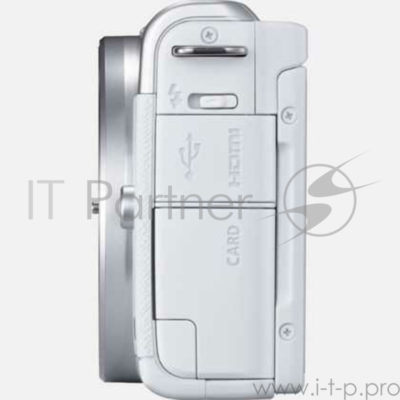 Фотоаппарат Canon EOS M200 белый 24.1Mpix 3 4K WiFi 15-45 IS STM LP-E12 (с объективом)