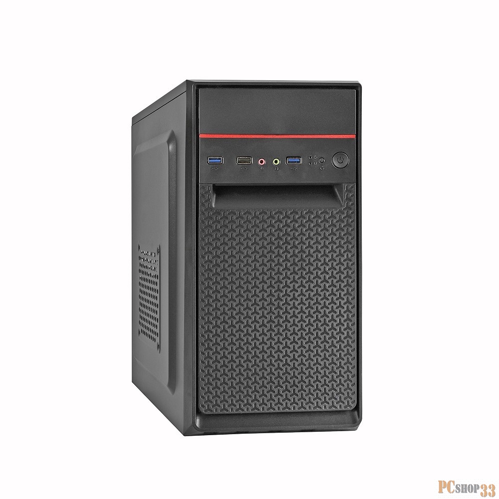 Корпус Minitower ExeGate BAA-107U Black, mATX, <без БП>, 1*USB+2*USB3.0, Audio