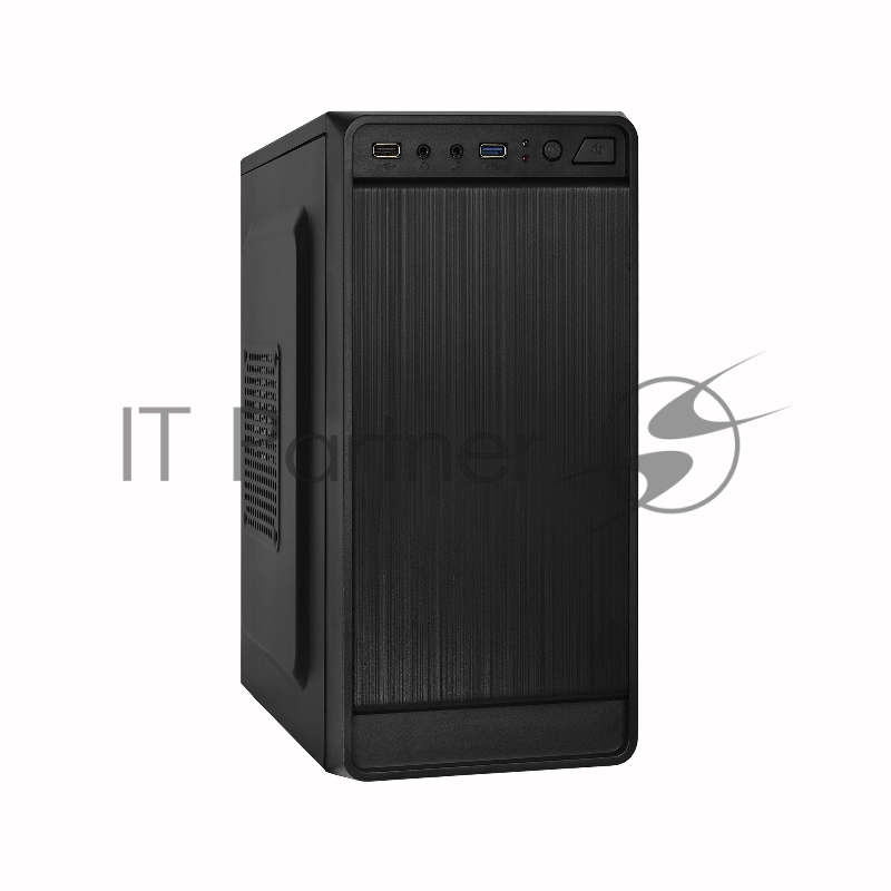 Корпус Minitower ExeGate BAA-108U Black, mATX, <AAA400, 80mm>, 1*USB+1*USB3.0, Audio