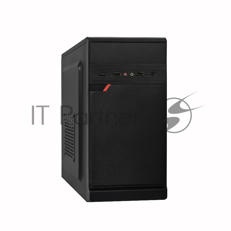 Корпус Minitower ExeGate BAA-106 Black, mATX, <без БП>, 2*USB, Audio