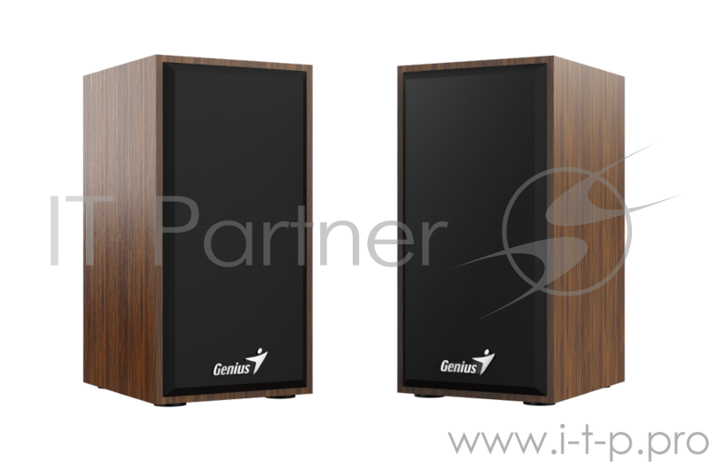 Колонки Genius SP-HF180, 2.0, 2 x 3W, USB-power, Wood